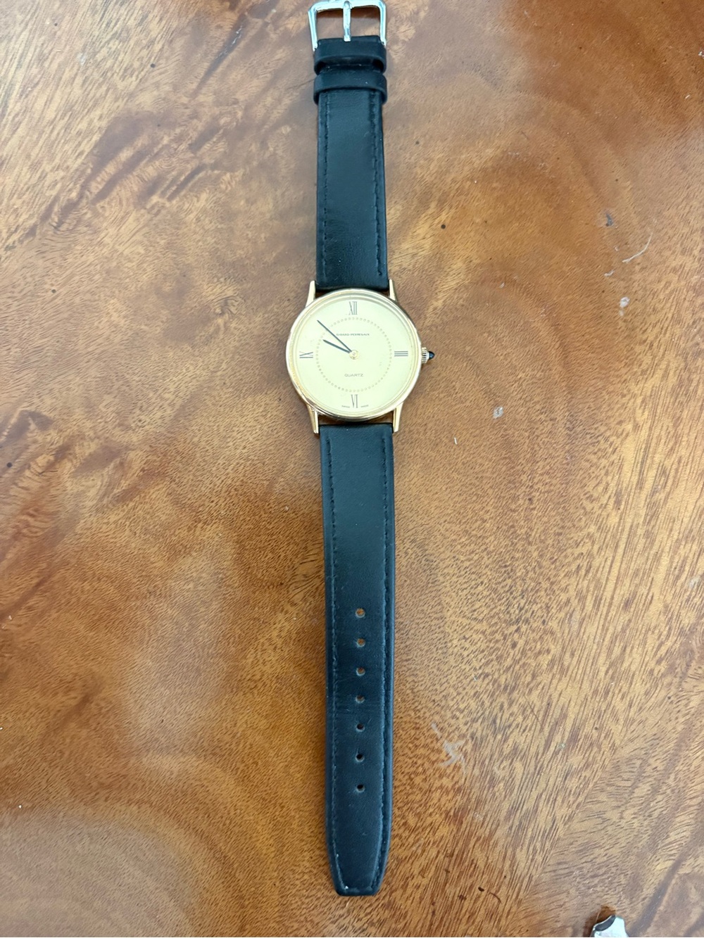 Girard-Perregaux gold plated unisex watch sapphire crown
